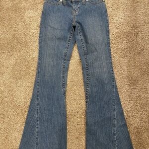 NEW Victoria’s Secret London Denim Jeans Flare Women’s Sz 2 short Y2K Vintage